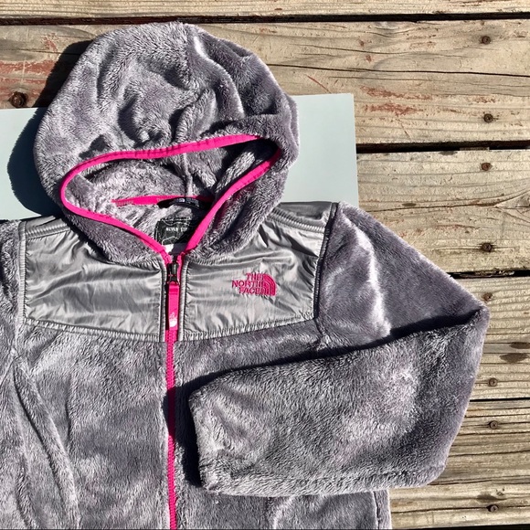 The North Face Other - The North Face Gray& Pink Osolita Fleece Jacket